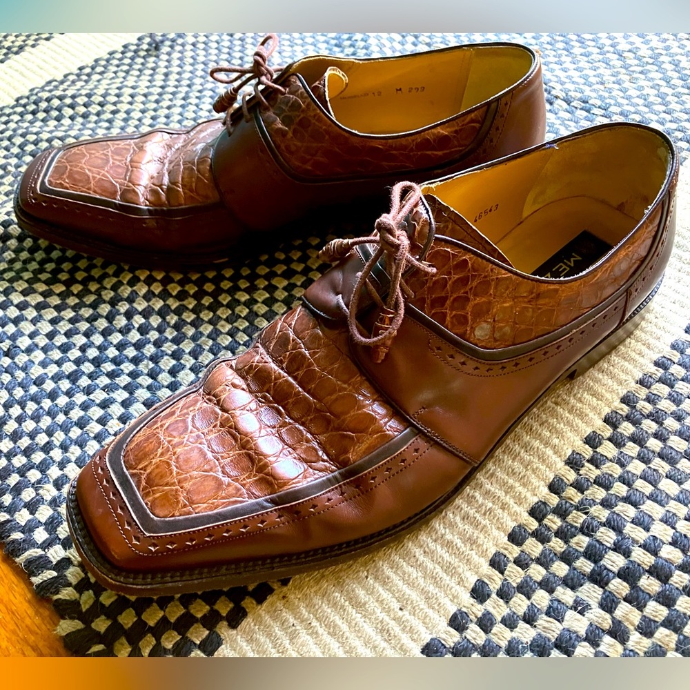 Mezlan Mugello - Alligator Leather Dress Shoes